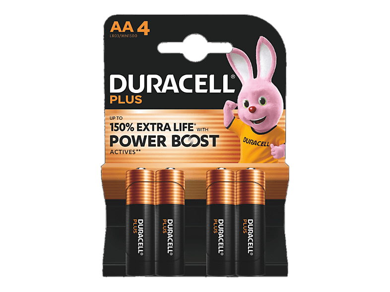 DURACELL Plus Power Boost AA Batterie 4