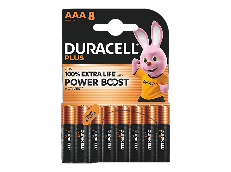 DURACELL Plus Power Boost AAA Batterie 8