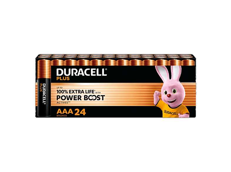 DURACELL Plus Power Boost AAA Batterie 24