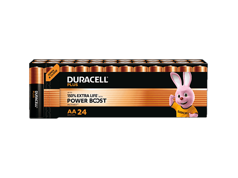 DURACELL Plus Power Boost AA Batterie 24