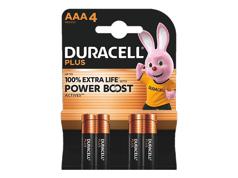 DURACELL Plus Power Boost AAA Batterie 4