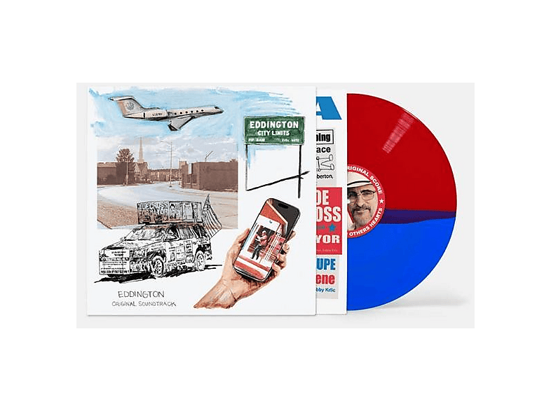 Daniel & Bobby Krlic Pemberton - EDDINGTON (ORIGINAL SOUNDTRACK) (Ltd. Split Red & Blue) - (Vinyl)