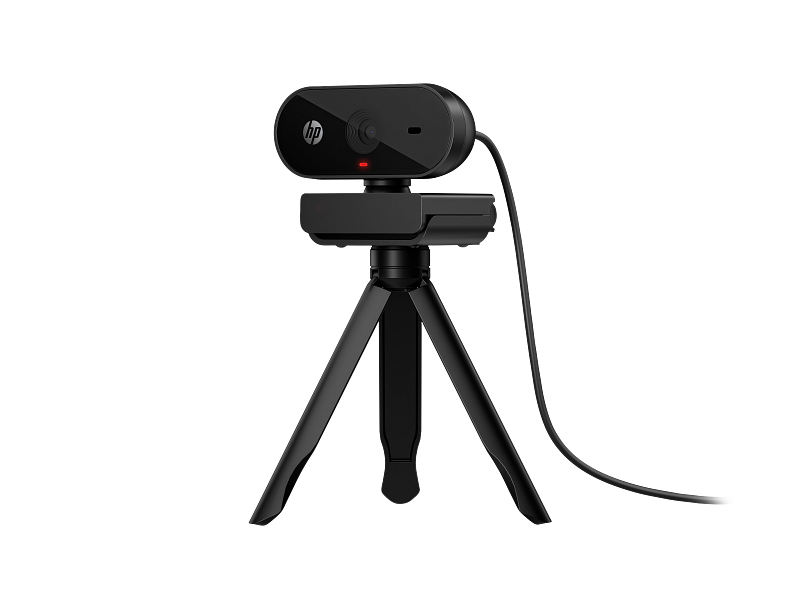HP 320 webkamera, FullHD 1080p, USB-A, 5MP, mikrofon, fekete (53X26AA)