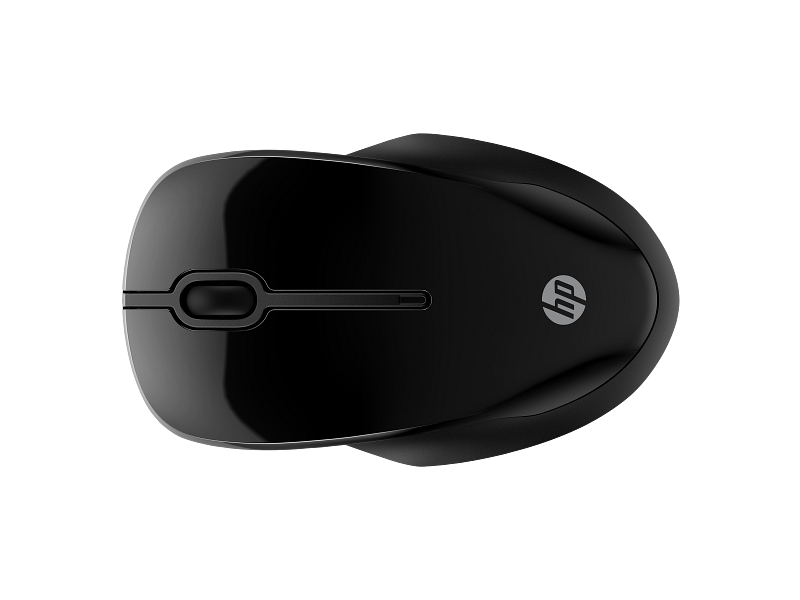 HP 250 vezeték nélküli optikai egér, 1600dpi, 3 gomb, 2,4GHz + Bluetooth, fekete (6V2J7AA)