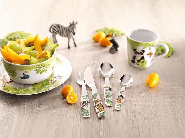 Zwilling 1026662 4-teiliger Kinderbesteckset, Jungle — Foto 2 von 2