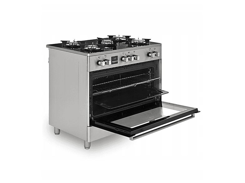 Kuchnia RAVANSON KWGE-K90 Glass Inox – zdjęcie 2