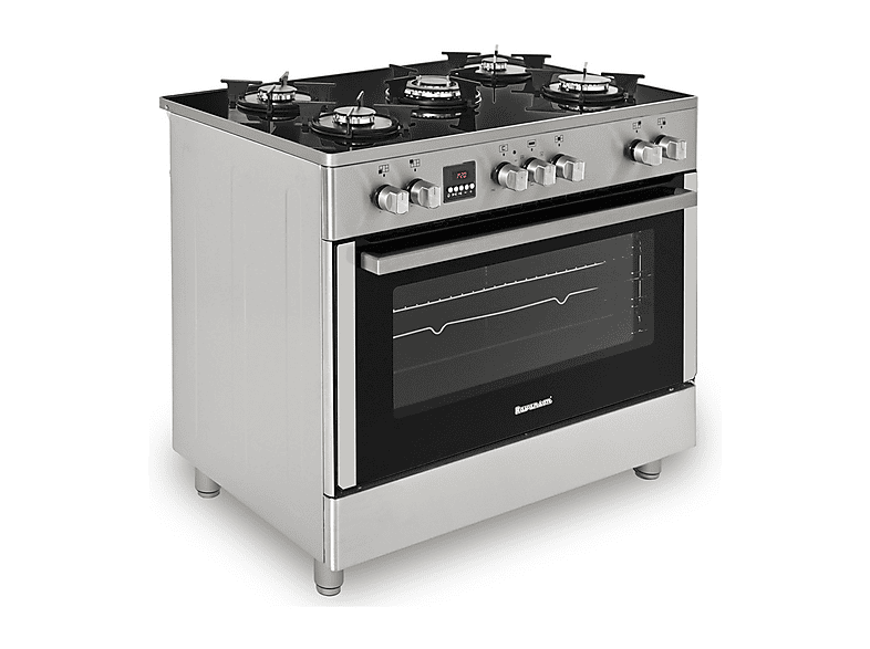 Kuchnia RAVANSON KWGE-K90 Glass Inox – zdjęcie 3