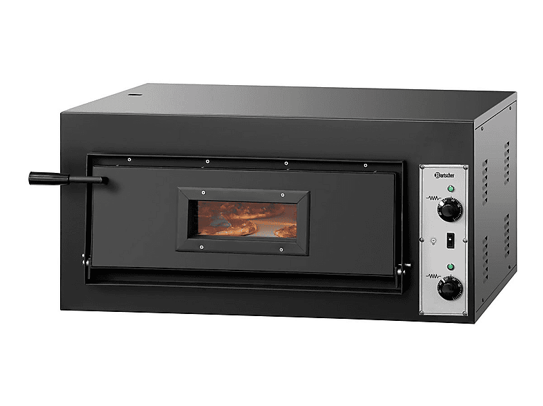 BARTSCHER 2002010 CT 100 Pizzaofen, Schwarz (4200 Watt)