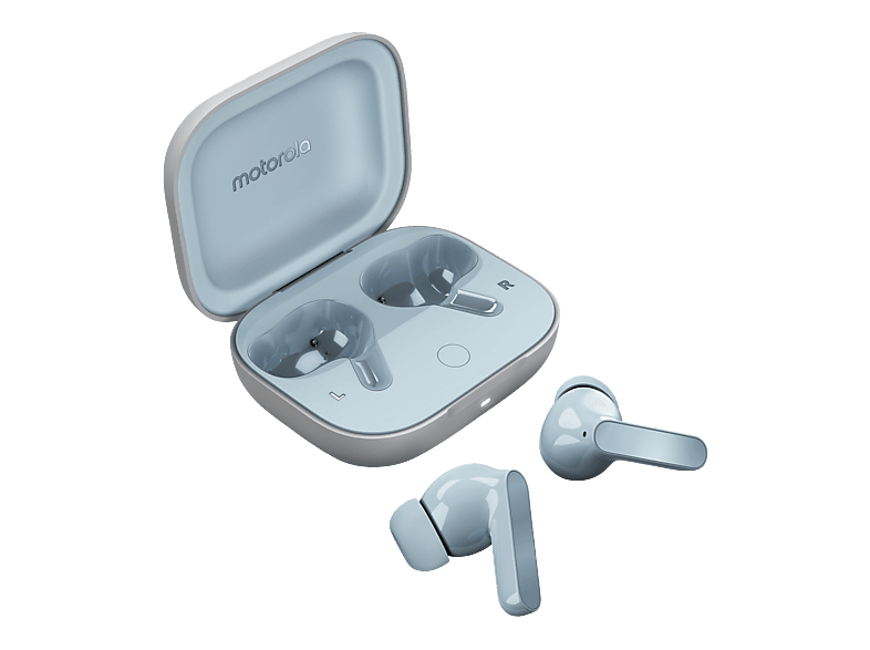 MOTOROLA Moto buds, In-ear Kopfhörer Bluetooth Glacier Blue