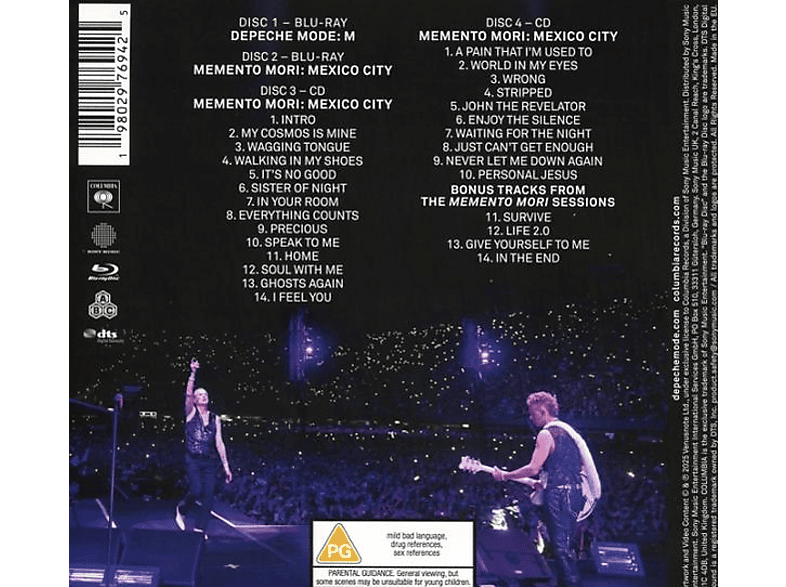 Thumbnail - Depeche Mode - Mode: M (Blu-ray + CD)