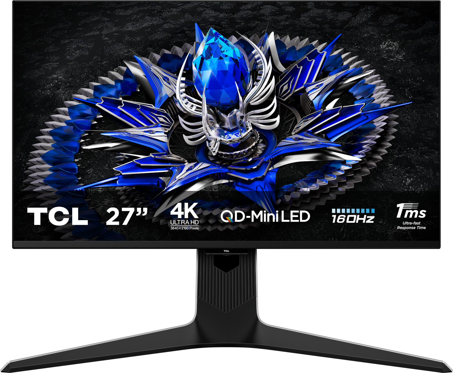 Tcl 27r83u Qd-mini Led Gaming Monitor - 27 Inch Ultra Hd 4k 3840 É 2160 Ahva (advanced Hyper-viewing Angle)