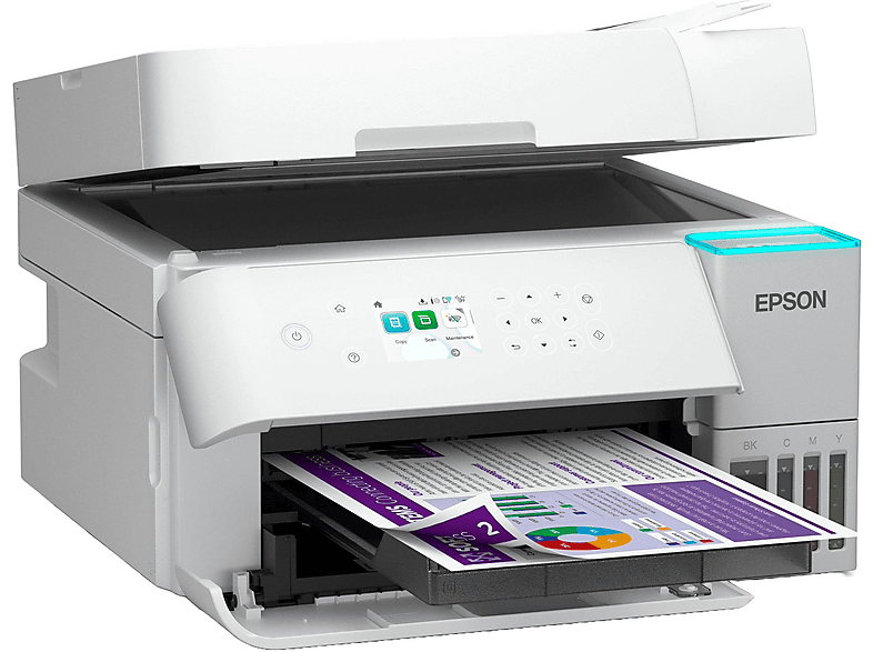 Urządzenie wielofunkcyjne EPSON EcoTank L6376 Druk w kolorze, Automatyczny druk dwustronny, Wi-Fi – zdjęcie 3