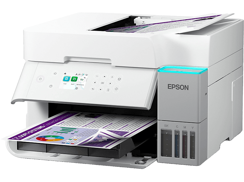 Urządzenie wielofunkcyjne EPSON EcoTank L6376 Druk w kolorze, Automatyczny druk dwustronny, Wi-Fi – zdjęcie 2