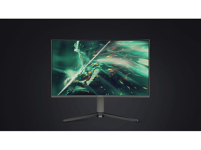 PEAQ PMO G320-CQE 32" QHD 180Hz Curved 32 Zoll Gaming Monitor, QHD, 1 Reaktionszeit, 300 cd/m², 180 Hz, Schwarz — Foto 2 von 5