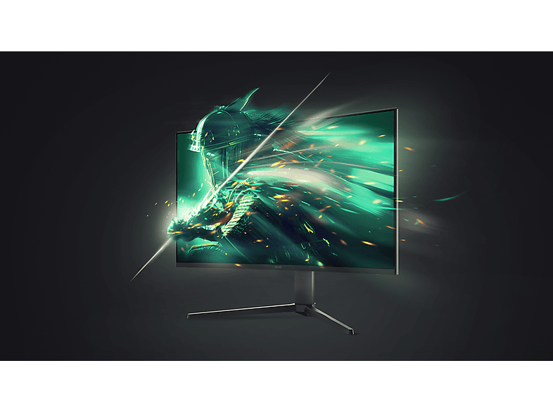 PEAQ PMO G320-CQE 32" QHD 180Hz Curved 32 Zoll Gaming Monitor, QHD, 1 Reaktionszeit, 300 cd/m², 180 Hz, Schwarz — Foto 4 von 5