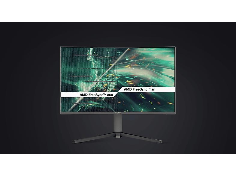 PEAQ PMO G320-CQE 32" QHD 180Hz Curved 32 Zoll Gaming Monitor, QHD, 1 Reaktionszeit, 300 cd/m², 180 Hz, Schwarz — Foto 5 von 5