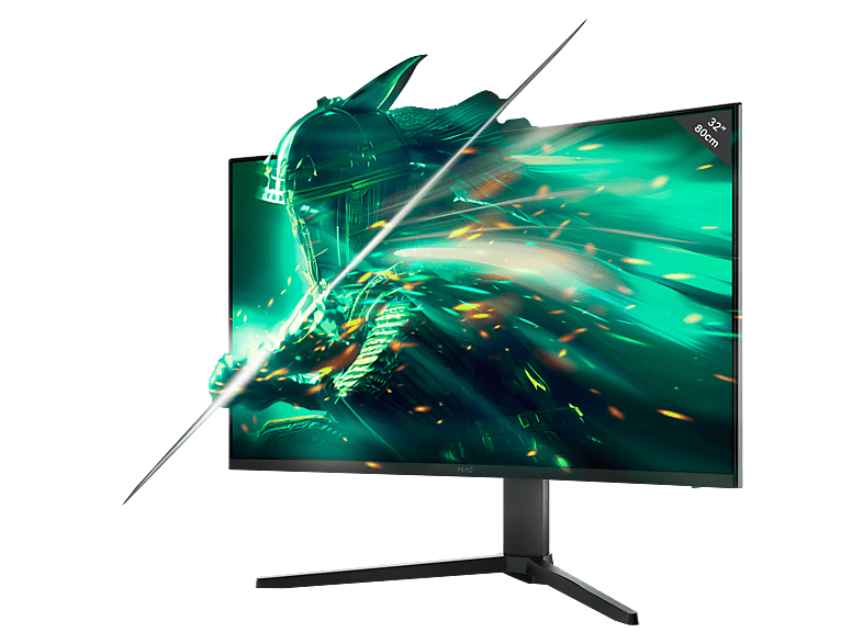 PEAQ PMO G320-CQE 32 32 Zoll  QHD  Gaming Monitor  1 Reaktionszeit 180 Hz 