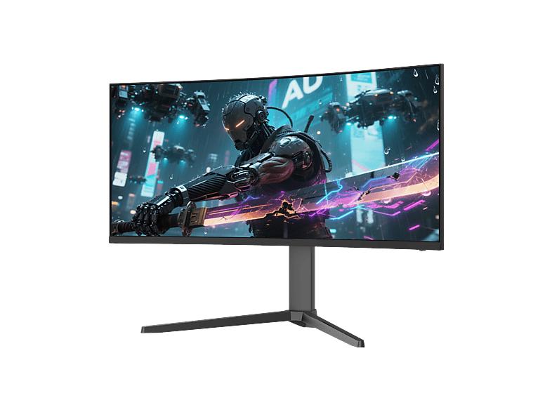 PEAQ PMO G343-CWQE 34 Zoll UWQHD Gaming Monitor 1 ms Reaktionszeit 180 Hz
