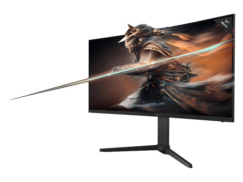 PEAQ PMO G343-CWQE 34 34 Zoll  UWQHD  Gaming Monitor  1 ms Reaktionszeit 180 Hz 