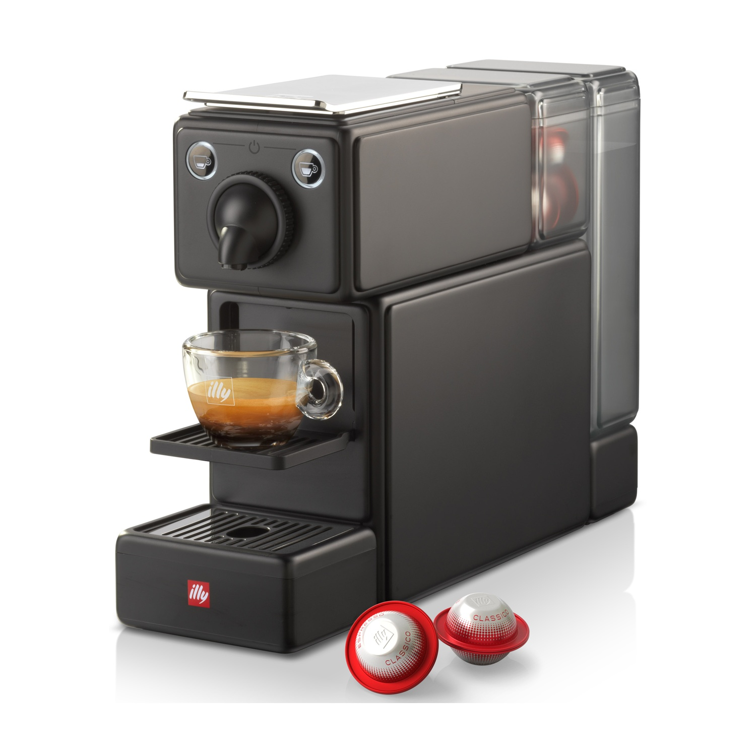 illy Macchina X3 X-Caps Macchina Caffè Capsule, Nero Opaco