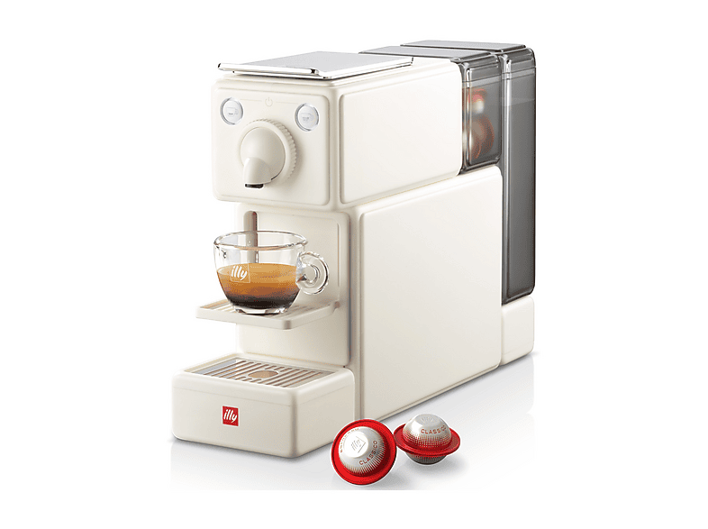 illy Macchina X3 X-Caps Macchina Caffè Capsule, Bianco Opaco