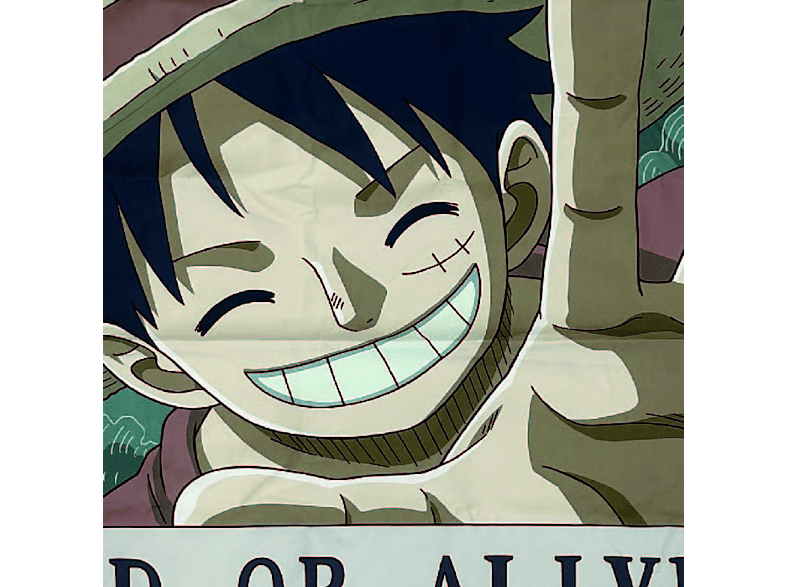 Thumbnail - LYO Stoffposter/Flagge - One Piece WANTED (125x85 cm) Stoffposter