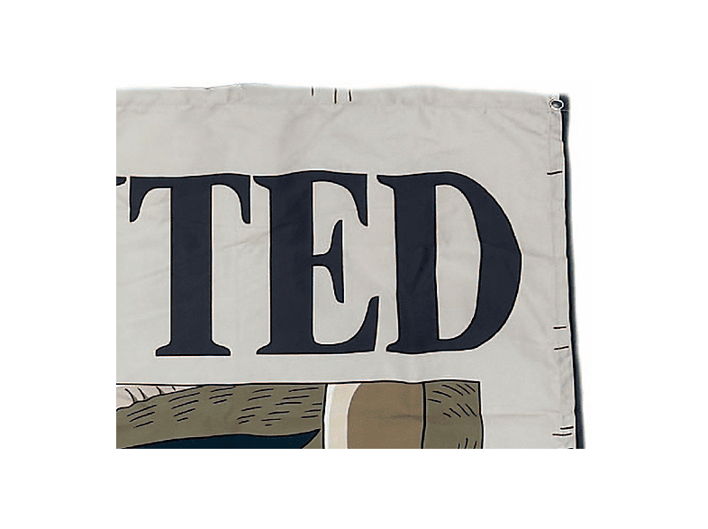 Thumbnail - LYO Stoffposter/Flagge - One Piece WANTED (125x85 cm) Stoffposter