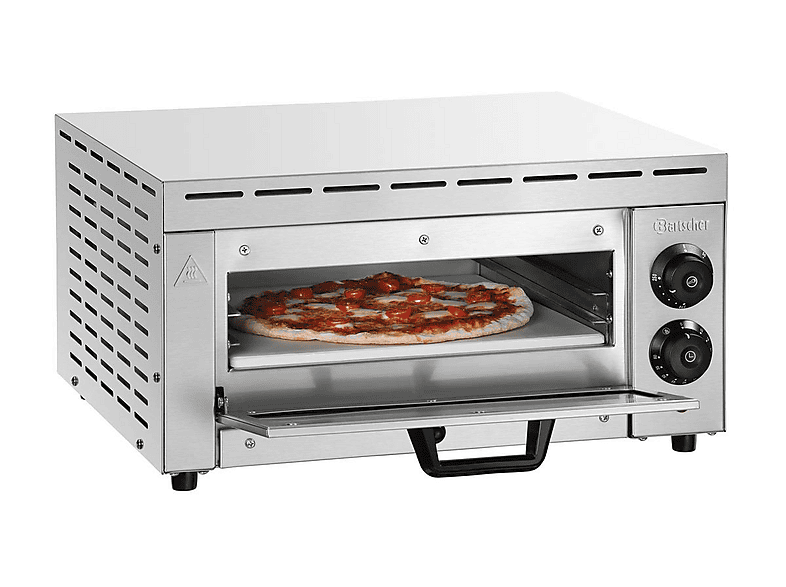 BARTSCHER A201113 ST340 Pizzaofen, Silber (1500 Watt)