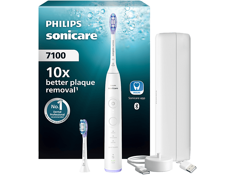 Philips Sonicare 7100 Series Hx7420/02 Elektrische Tandenborstel Wit