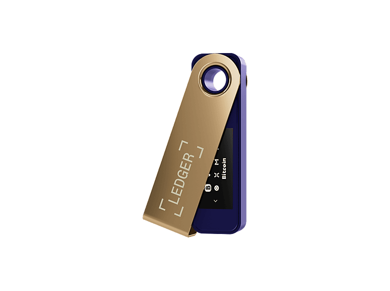 Lector de tarjetas - Ledger Nano S Plus™, Pantalla OLED, Chip Elemento Seguro: ST33K1M5, Fucsia Ferroso