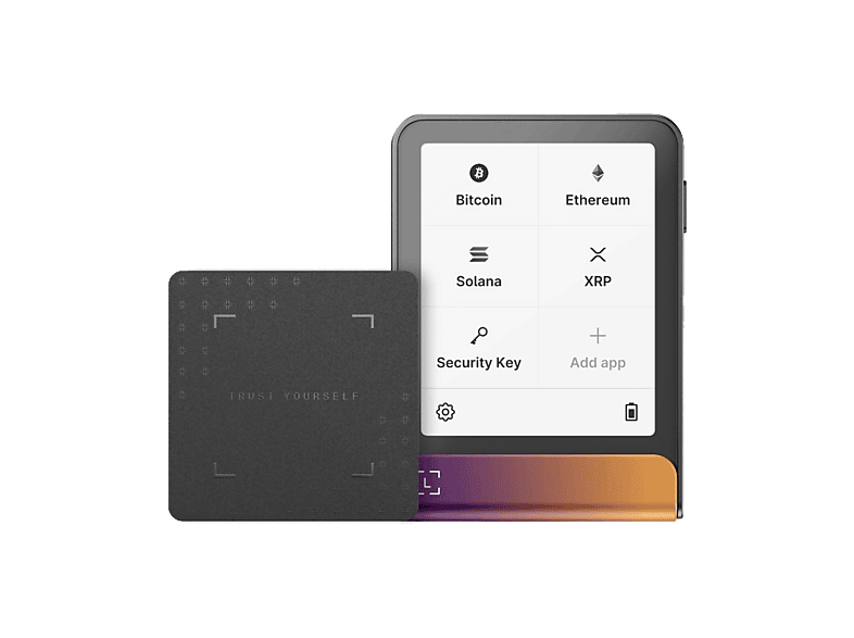 Lector de tarjetas - Ledger Flex™ + Recovery Key, Bluetooth, 1.8MB Almacenamiento, Pantalla táctil E Ink® 2.84", Ferro Fuchsia