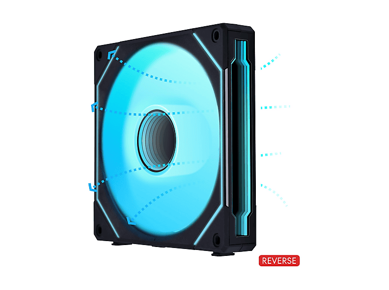 Thumbnail - LIAN LI UNI FAN SL-INF 140 ARGB PWM 140mm Lüfter