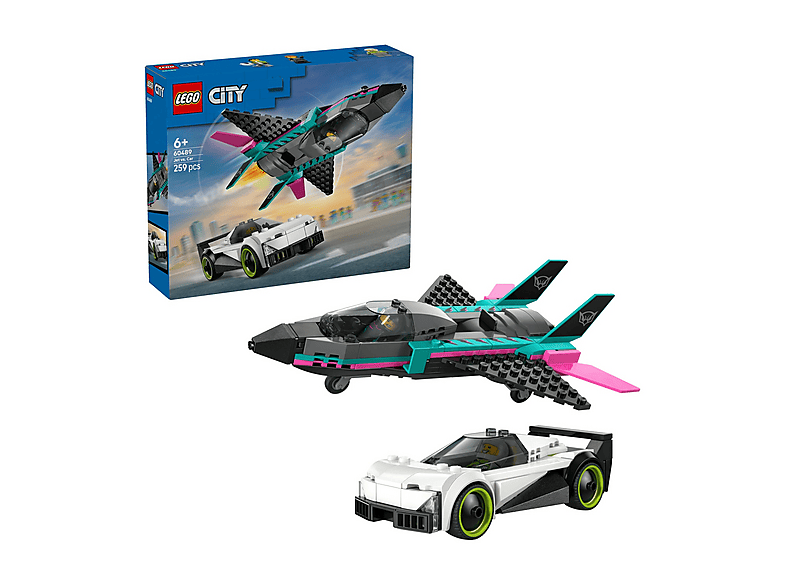 COSTRUZIONI LEGO City Great Vehicles Jet contro Auto sportiva - 60489