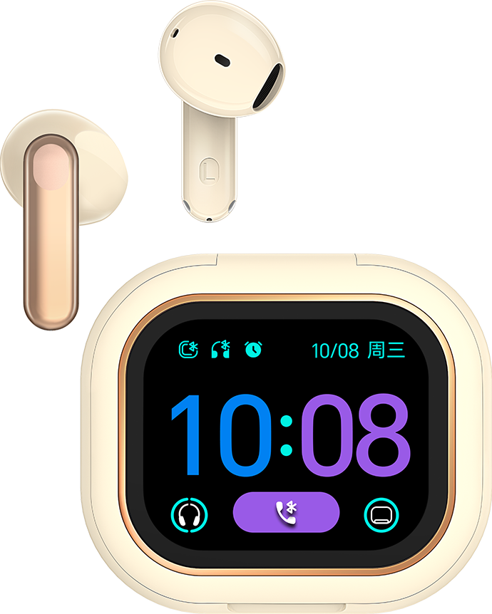 HONOR CHOICE Cubuds TWS vezeték nélküli fülhallgató mikrofonnal, khaki (5504AGGU)