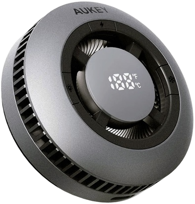 AUKEY MagFusion GameFrost Qi2 Aktív hűtésű vezeték nélküli töltő, fekete (LC-G10)