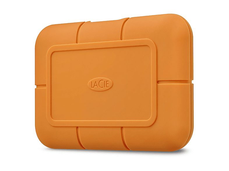 LACIE SSD Festplatte Rugged 500GB, USB-C 3.1, extern, orange (STHR500800)