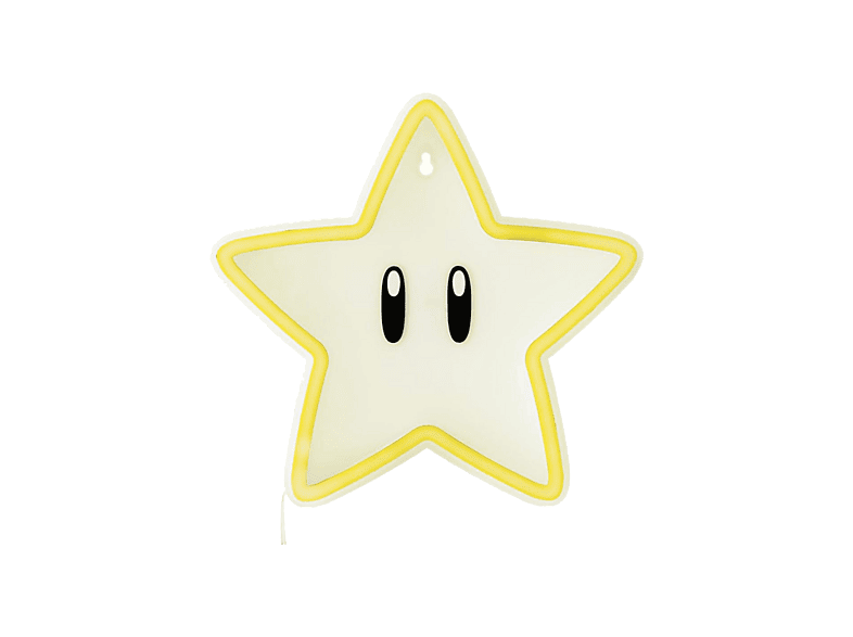 Lámpara - Sherwood Super Mario Neón Star, 24 cm
