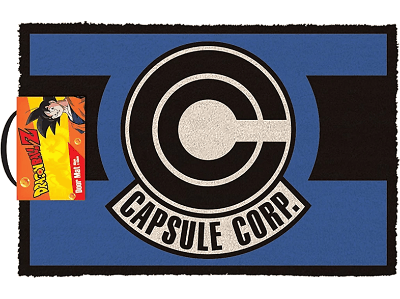 Felpudo - Sherwood Dragon Ball Capsule Corp., 60cm, Azul