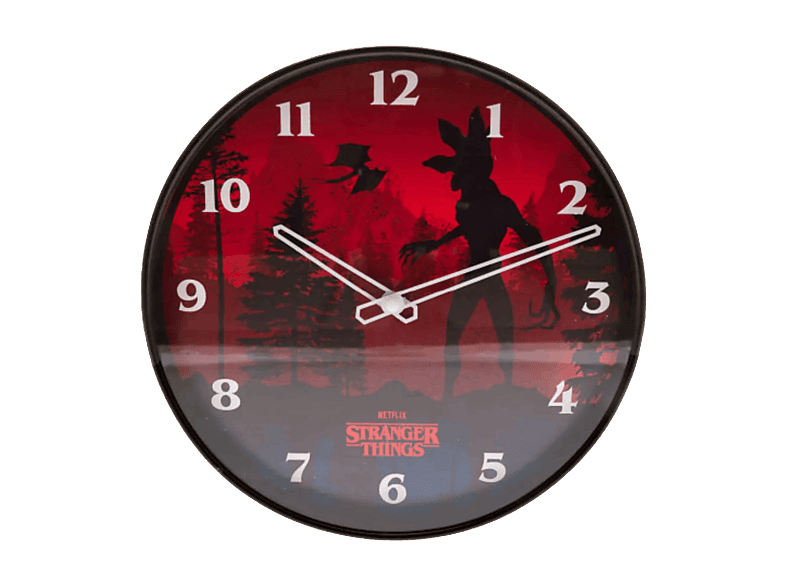 Reloj - Sherwood Stranger Things 4, 25 cm, Rojo
