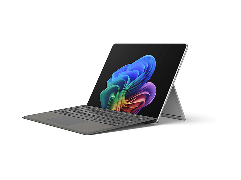 Convertible 2 en 1 - Microsoft Surface Pro Copilot+ PC, 13", Snapdragon® X Plus 45 TOPS, 16GB RAM, 512GB SSD, Adreno GPU, Windows 11 Home, Platinum