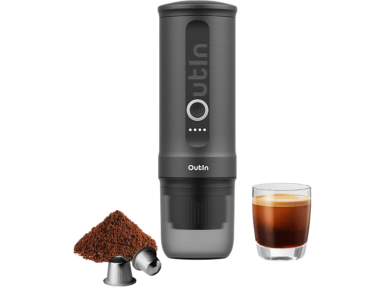 OutIn OTEM-01-SG Nano Tragbare Espressomaschine Space Grau