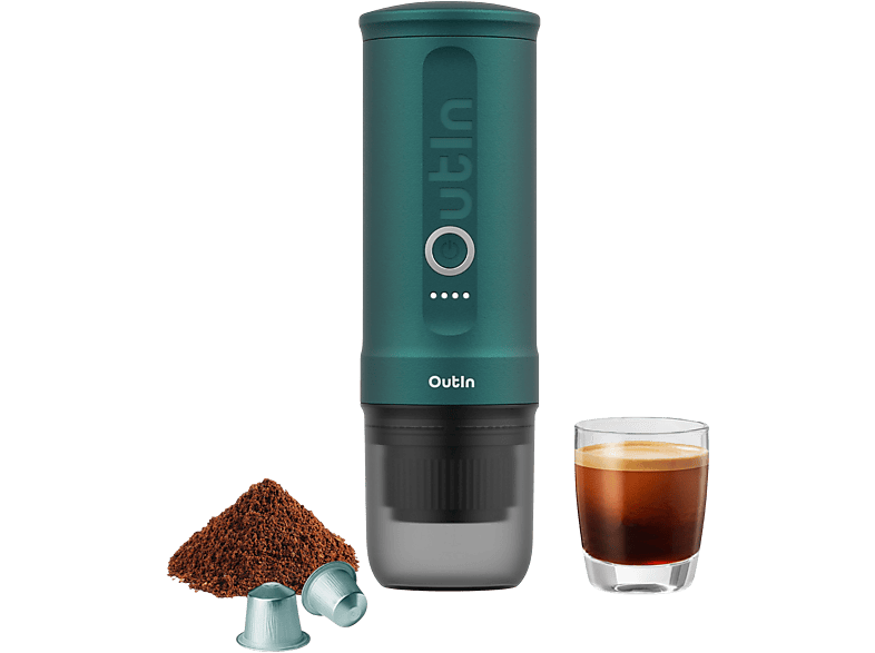 OutIn OTEM-01-Teal Nano Tragbare Espressomaschine Teal