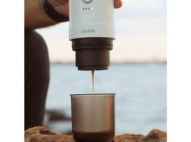 OutIn OTEM-01-PW Nano Tragbare Espressomaschine Pearl White — Foto 2 von 4