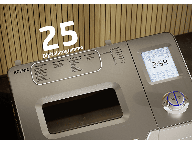 Thumbnail - KOENIC KBM 552526 M (Brotbäcker, Edelstahl)