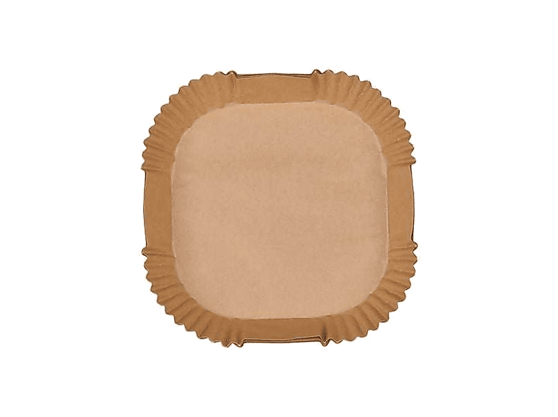 Accesorio freidora - NK HO330020, Papel para hornear, Cuadrado, 150 piezas, 26 cm, Antiadherente, Marrón