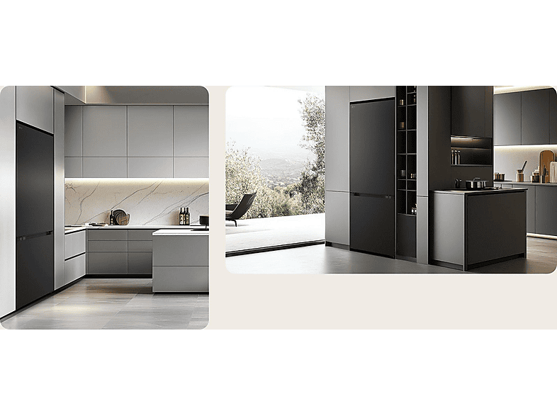LG Electronics GBBS726BEV Kühl- und Gefrierkombination (B, 375 l, 2030 mm hoch, Freistehend mit Einbaumöglichkeit, Essence Black Steel) — Foto 5 von 5