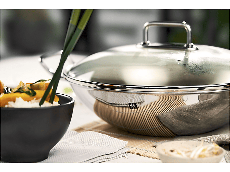 Zwilling Plus Wokpfanne (Edelstahl, passend für alle Herdarten, 32 cm) — Foto 5 von 5