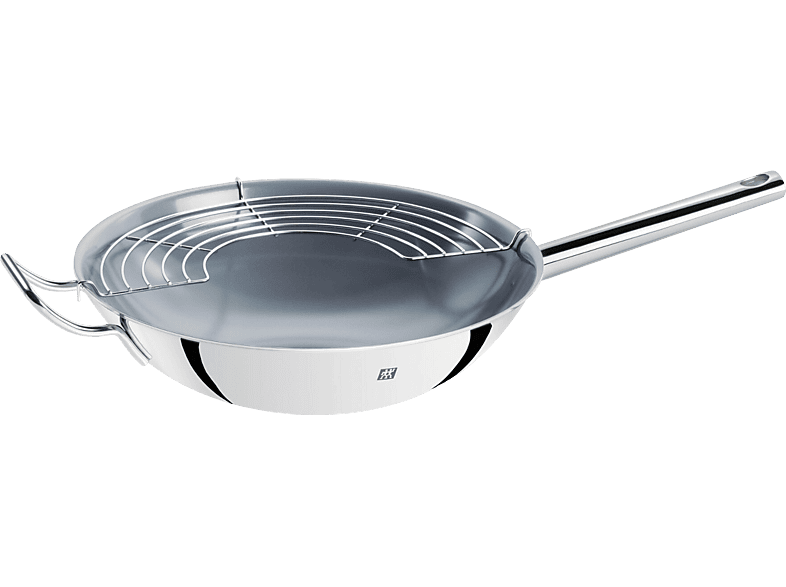 Zwilling Plus Wok-Bratpfanne (Edelstahl, passend für alle Herdarten, 32 cm)