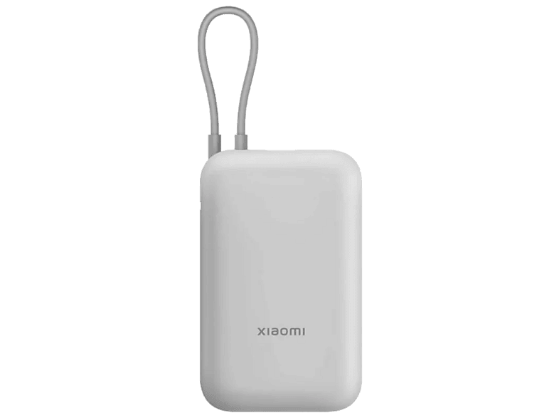 Xiaomi BHR9738GL, 20000 mAh, 1x USB-C, USB-A, Cable Integrado, 22.5W, Blanco