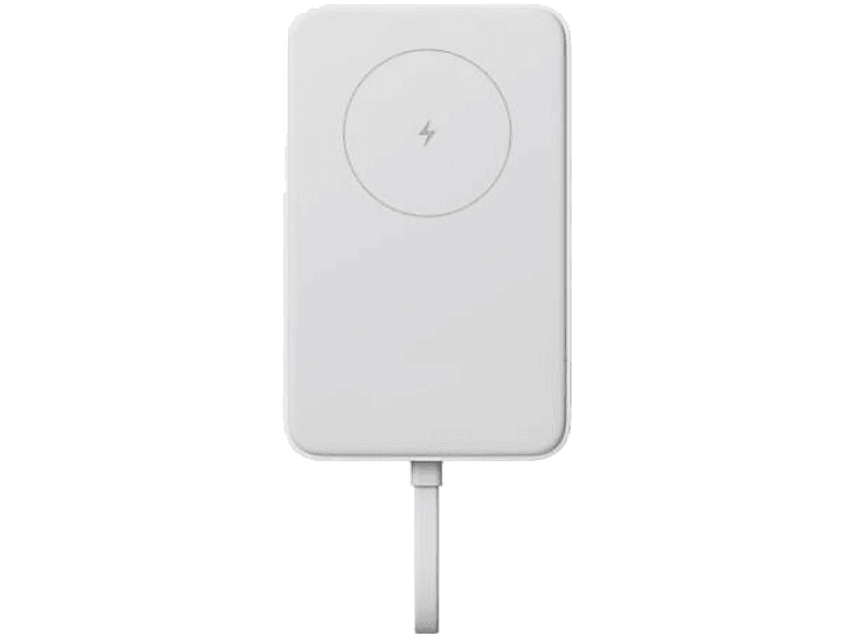 REACONDICIONADO Seminuevo Muy bueno Powerbank - Xiaomi PN104602, 10000 mAh, 1x USB-C, 33W, Magnética, Cable Integrado, Blanco